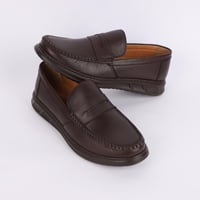 حذاء (DAILY) Comfort جلد بقر طبيعي باللون البني