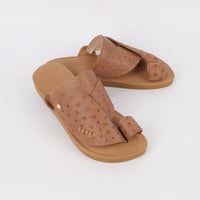 حذاء سعودي مختلف جلد النعام الطبيعي 3rd Collection