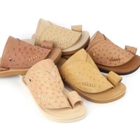 حذاء سعودي مختلف جلد النعام الطبيعي 3rd Collection