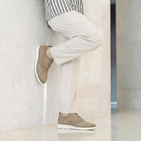 حذاء (DAILY) كاجول عصري بتصميم فاخر باللون البيج