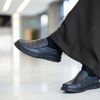 حذاء (DAILY) Comfort جلد بقر طبيعي باللون الكحلي