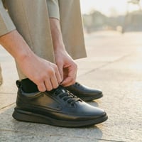 حذاء (DAILY) مودرن بتصميم فاخر باللون الأسود