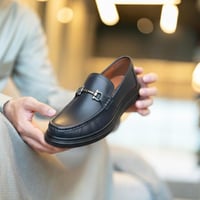 حذاء (DAILY) Dress جلد بقر طبيعي باللون الكحلي