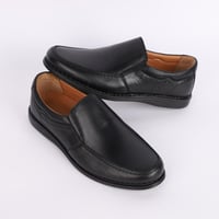 حذاء (DAILY) Dress سادة جلد بقر طبيعي باللون الأسو...