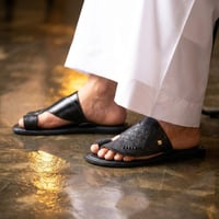 حذاء سعودي مودرن بريميوم فليكس باللون الاسود 1st C...