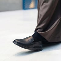 حذاء (DAILY) Comfort جلد بقر طبيعي باللون الأسود