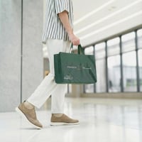 حذاء (DAILY) كاجول عصري بتصميم فاخر باللون البيج