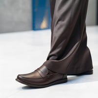 حذاء (DAILY) Dress جلد بقر طبيعي باللون البني