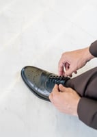 حذاء (CLASSIC) اكسفورد فاخر باللون الأسود