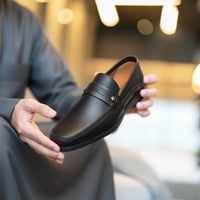 حذاء (CLASSIC) Dressجلد بقر طبيعي باللون الأسود