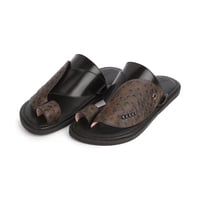 حذاء سعودي مودرن بريميوم نقشة النعام