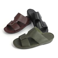 حذاء KHALIJYA كاجول مكسو كامل بجلد البقر الطبيعي