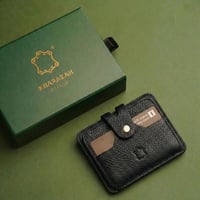 محفظة مودرن باللون الأسود