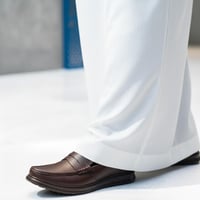 حذاء (DAILY) Comfort جلد بقر طبيعي باللون البني