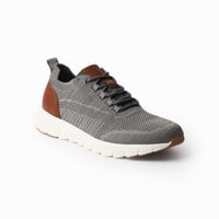 حذاء (DAILY) كاجول عصري بتصميم فاخر باللون الرمادي