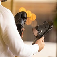 حذاء سعودي مودرن بريميوم فليكس باللون الزيتي 1rd C...