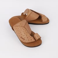 حذاء سعودي مختلف جلد النعام الطبيعي 3rd Collection
