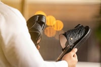 حذاء سعودي مودرن نقشة نعام 8th Collection