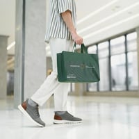 حذاء (DAILY) كاجول عصري بتصميم فاخر باللون الرمادي