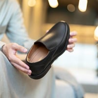 حذاء (CLASSIC) Dress جلد بقر طبيعي باللون الأسود