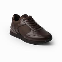 حذاء (DAILY) مودرن بتصميم فاخر باللون البني