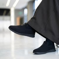 حذاء (DAILY) كاجول عصري بتصميم عملي باللون الأسود