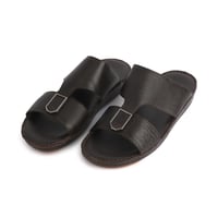 حذاء KHALIJYA كاجول مكسو كامل بجلد البقر الطبيعي