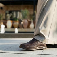 حذاء (DAILY) Comfort جلد بقر طبيعي باللون البني