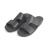 حذاء KHALIJYA كاجول مكسو كامل بجلد البقر الطبيعي