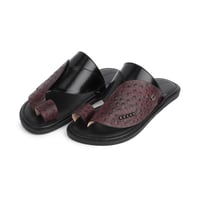 حذاء سعودي مودرن بريميوم نقشة النعام