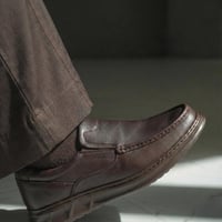 حذاء (DAILY) Comfort جلد بقر طبيعي باللون البني