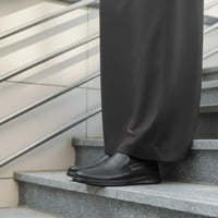 حذاء (DAILY) Comfort جلد بقر طبيعي باللون الأسود