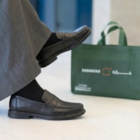 حذاء (CLASSIC) Dress جلد بقر طبيعي باللون الأسود