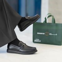 حذاء (DAILY) Dress فلات جلد بقر طبيعي باللون الأسو...