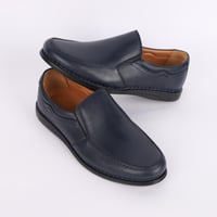 حذاء (DAILY) Dress سادة جلد بقر طبيعي باللون الكحل...