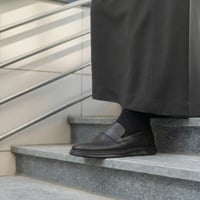 حذاء (DAILY) Comfort جلد بقر طبيعي باللون الأسود