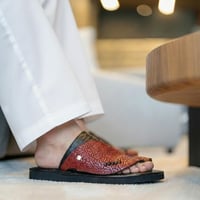 حذاء سعودي مودرن جلد مجدول 6th Collection