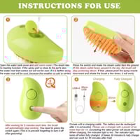 فرشاة بخارية ناعمة قابلة للشحن لتنظيف وترتيب شعر ا...