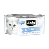 كت كات مجموعة معلبات طعام رطب للقطط الصغيرة دجاج ب...