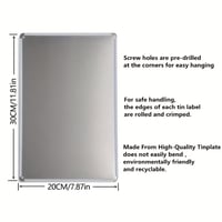 لوحة ديكور جدارية بتصميم انيق من الالمونيوم مقاس A...