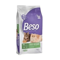 بيسو طعام جاف للقطط بالدجاج ولحم الضأن 2كيلو