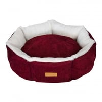 سرير CUPCAKE مخمل مع فراء ناعم (24× 60 ×60)سم