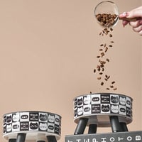 صحن طعام ستاليس بقاعدة مرتفعة