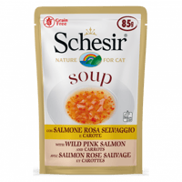 شيزر طعام رطب شوربة سالمون مع الجزر بالجيلي للقطط...