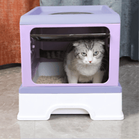 ليتر بوكس مغلق بدرج بعدة اللوان