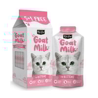 كت كات عبوة حليب مجموعة اظرف للقطط الصغيرة (5+1مجا...