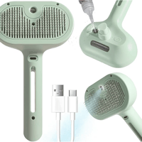 مشط بخار لتصفيف الشعر وازالة المتساقط منه (قابل لل...