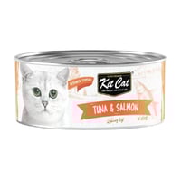 كت كات مجموعة معلبات طعام رطب للقطط تونا مع السالم...