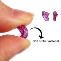 اغطية اظافر ناعمة من السليكون لمخالب القطط مع صمغ...