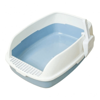 ليتر بوكس حجم كبيربحواف عالية مع مجرفة (عدة الوان)